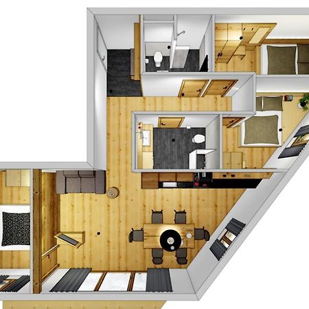 Tiroler Zeitgeist Apartment Fugen Bagian luar foto